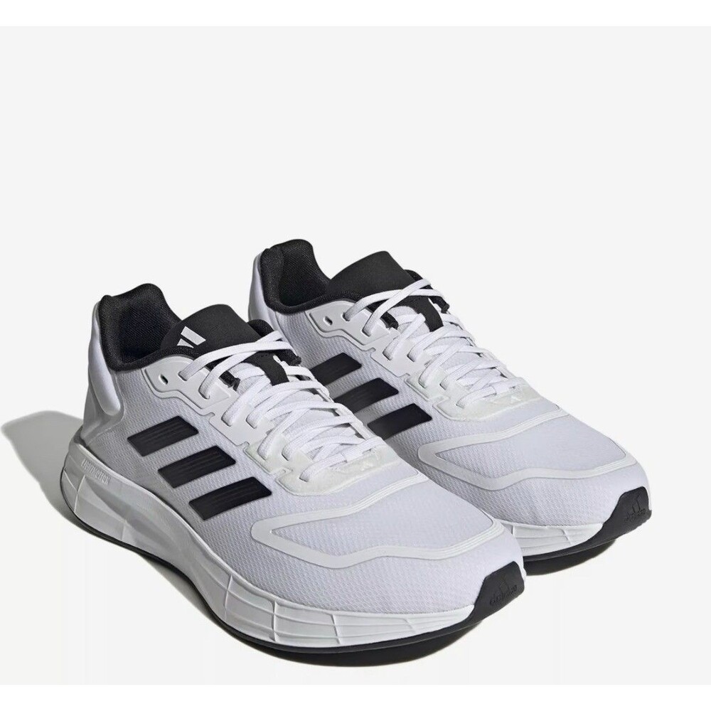 Adidas Duramo 10 Running Shoes Men's Size 10 White/Black - New With Box - Picture 2 of 9